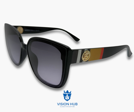 Burberry Trendy Cat-eye Shade (Olive green lens)