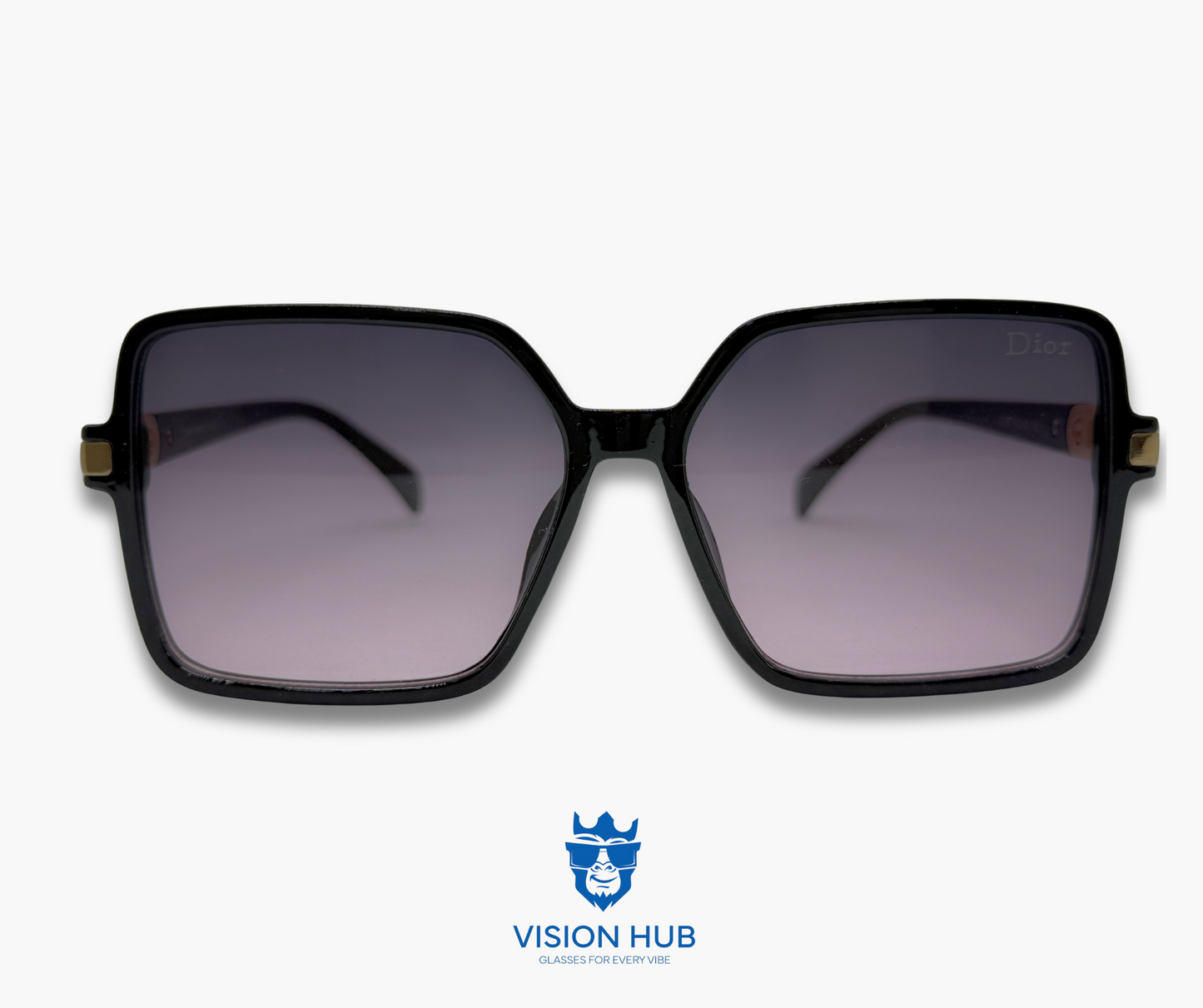 Dior Trendy women shade (Greyish Purple Lens)