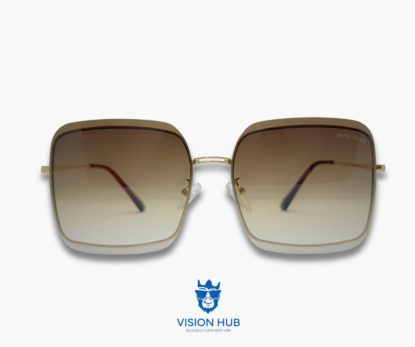 Miu Miu Trendy  women Shade (brown lens)